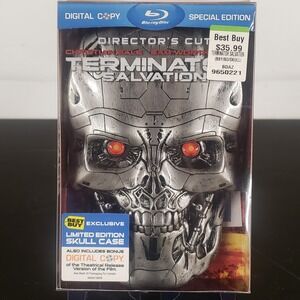 Terminator Salvation Directors Cut in Best Buy Exclusive LE Skull Case *Sealed*